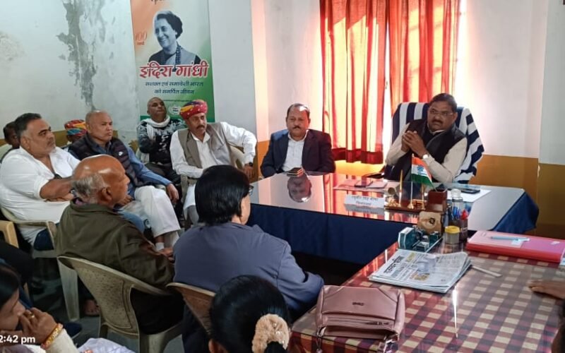 देश में वोट चोरी के खिलाफ गहरा आक्रोश, भाजपा SIR के नाम पर वोट काटने का काम कर रही है – रघुवीर सिंह मीणा