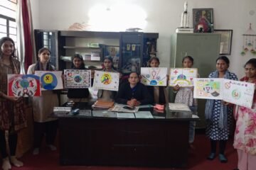 एड्स दिवस पर पोस्टर निर्माण एवं जागरूकता रेली का आयोजन