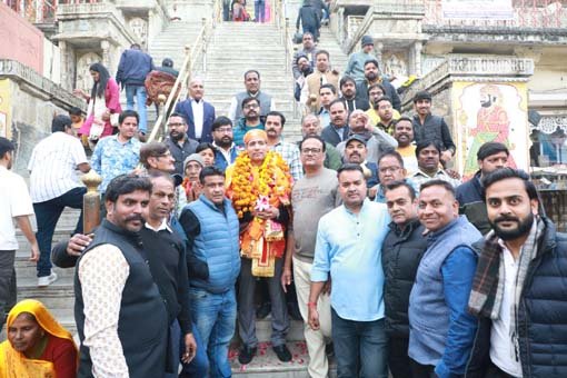 ऑपरेशन सिंदूर के योद्धारू उदयपुर के इंस्पेक्टर महेश नागदा का ओल्ड सिटी ने किया भव्य अभिनंदन