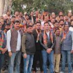 भाजपा के नवनिर्वाचित राष्ट्रीय अध्यक्ष नितिन नबीन के सम्मान में सूरज पोल पर हर्षोल्लाह जताते हुए शुभकामना प्रेषण