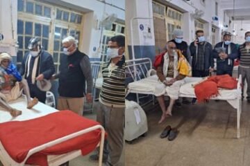 मानव सेवा समिति द्वारा मकर संक्रांति पर टीबी हॉस्पिटल के मरीजों को कम्बल वितरण