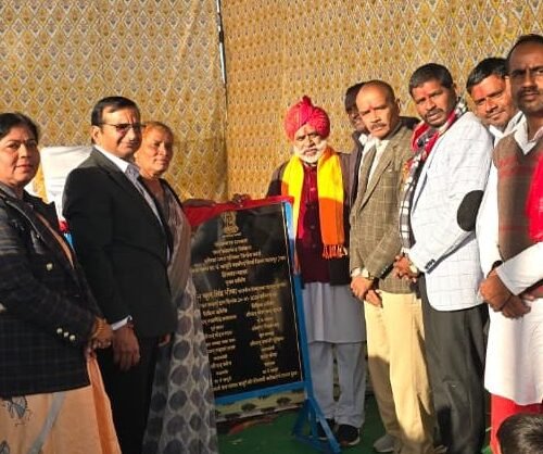 8 करोड़ की लागत से बनने वाले तीन एनिकटों का विधायक ने किया शिलान्यास