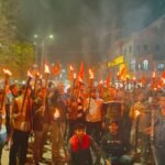 विशाल मशाल रैली निकाल हिन्दू सम्मेलन का हुआ आगाज