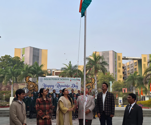 डीपीएस, उदयपुर ने हर्षोल्लास से मनाया गणतंत्र दिवस