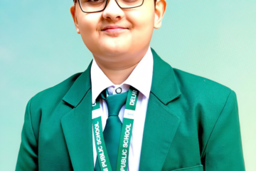 डी पी एस उदयपुर का रेयांश बना स्टेट टॉपर