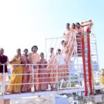 श्री जैन श्वेताम्बर मूर्ति पूजक जिनालय समिति में आज वार्षिक ध्वजा चढ़ाई गई