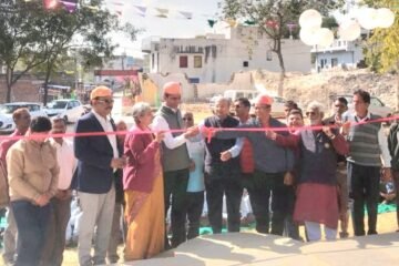 रोटरी मेवाड़ ने स्कूल में टिन शेड का कराया निर्माण