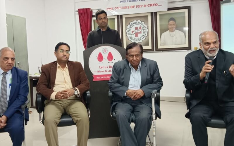 “क्रायो प्रेसिपिटेट” की बढ़ती उपयोगिता पर सरल ब्लड सेंटर पर कार्यशाला आयोजित