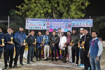 उदयपुर टैक्स बार एसोसिएशन ने सेंट्रल जीएसटी विभाग को पराजित कर टैक्स फ्रेटरनिटी वॉलीबॉल टूर्नामेंट-2026 का खिताब जीता’