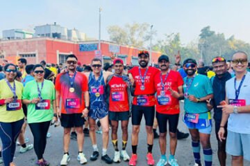 मेवाड़ी रनर्स ने नई दिल्ली मैराथन 2026 में दर्ज कराए कई व्यक्तिगत सर्वश्रेष्ठ समय 