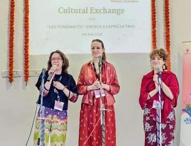 ऐश्वर्या समूह महाविद्यालय, उदयपुर में सांस्कृतिक आदान प्रदान कार्यक्रम आयोजित