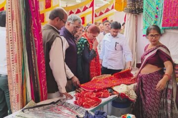 गांधी ग्राउंड में सात दिवसीय संभाग स्तरीय अमृता हाट का शुभारंभ