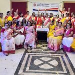 फागोत्सव में पारम्परिक गीतों पर थिरकी जज्बा वीरा की सदस्याएं, खेली फूलों की होली