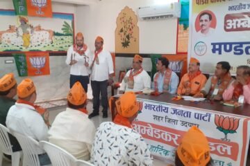 अम्बेडकर मंडल में पंडित दीनदयाल उपाध्याय प्रशिक्षण महाभियान के अंतर्गत दो दिवसीय कार्यशाला संपन्न