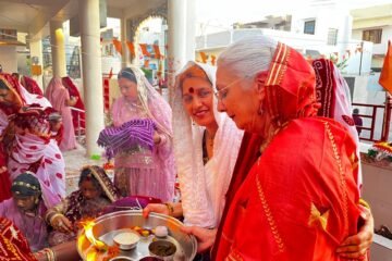 मेवाड़ की संस्कृति के रंग में रंगी फ्रांसीसी कलाकार