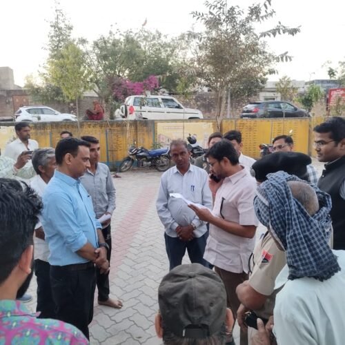 जिला कलक्टर रहे कुराबड़ क्षेत्र के दौरे पर