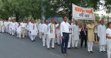 सुभाष नगर जैन सोसायटी ने निकाली प्रभात फेरी