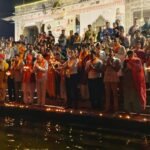 राजस्थान दिवस सप्ताह : जनप्रतिनिधियों, अधिकारियों संग आमजन ने पिछोला झील किनारे की महाआरती