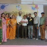 वरिष्ठ सुरों की मण्डली द्वारा गीतों की फुहार के साथ होली मिलन समारोह आयोजित