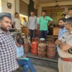 सलूंबर में घरेलू गैस के व्यावसायिक उपयोग पर कार्रवाई, 4 सिलेंडर जब्त