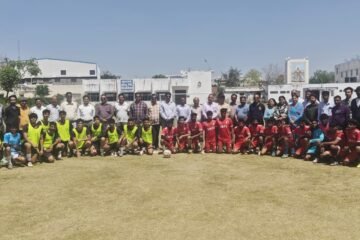 तीन दिवसीय मामा अमान फुटबॉल प्रतियोगिता का हुआ भव्य शुभारंभ