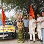 भगवा वाहन रैली में संस्कृतभारती के संस्कृत गीत उद्घोष बने आकर्षण का केंद्र”