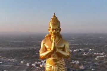हनुमानजी की 131 फीट ऊंची प्रतिमा का रामनवमी के मौके पर हुआ लोकापर्ण
