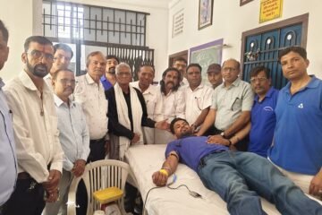 प्रजापति युवा सोशल ग्रुप का 23 वां रक्तदान शिविर आयोजित
