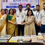 रोटरी क्लब उदयपुर वसुधा द्वारा महाराणा प्रताप एयरपोर्ट के प्रस्थान क्षेत्र में पुस्तकालय स्थापित