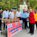 भाजपा अजा मोर्चा ने स्थापना दिवस पर किया परिण्डा वितरण जनसेवा का दिया संदेश