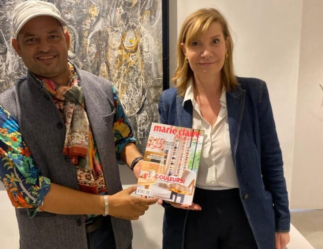 उदयपुर के कलाकार राजेश सोनी का फीचर विश्व प्रसिद्ध फ्रेंच मैगजीन मैरी क्लेयर मेसन में 