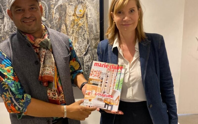 उदयपुर के कलाकार राजेश सोनी का फीचर विश्व प्रसिद्ध फ्रेंच मैगजीन मैरी क्लेयर मेसन में 