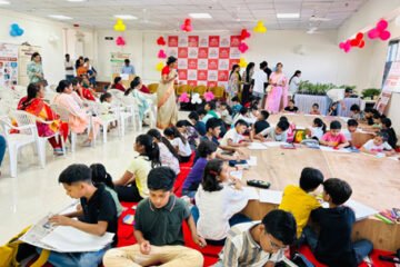 सरगम हॉस्पिटल में पेंटिंग प्रतियोगिता संपन्न , बच्चों में दिखा उत्साह
