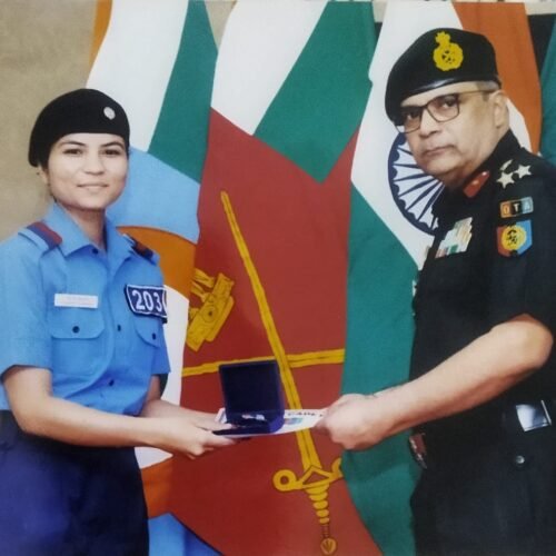 एनसीसी अधिकारी हिमांशी श्रीमाली ने बढ़ाया गौरव