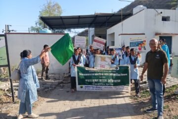 टीडी में छात्राओं की हुंकारः जागरूकता रैली से गूंजा ‘नशा मुक्त भारत’ का संदेश