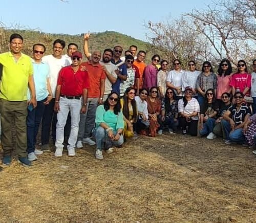 प्रकृति की गोद में बीजेएस उदयपुर के सैकड़ों सदस्य, बायो डायवर्सिटी पार्क के एडवेंचर का आनंद लिया