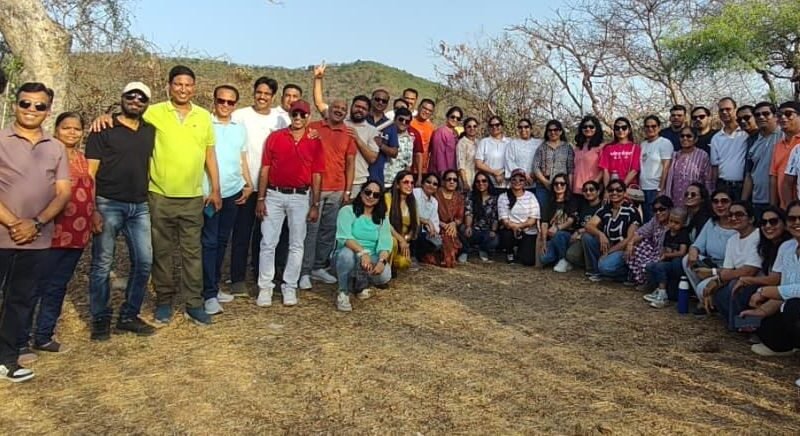 प्रकृति की गोद में बीजेएस उदयपुर के सैकड़ों सदस्य, बायो डायवर्सिटी पार्क के एडवेंचर का आनंद लिया