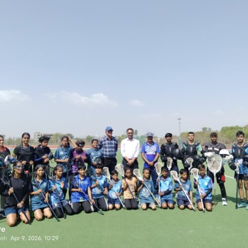 कलेक्टर गौरव अग्रवाल ने लेक्रोज प्रशिक्षण शिविर का किया निरीक्षण, खिलाड़ियों का बढ़ाया उत्साह