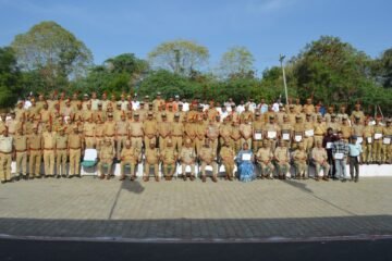 राजस्थान पुलिस स्थापना दिवस पर पुलिस लाइन में हुआ समारोह