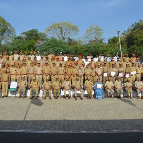 राजस्थान पुलिस स्थापना दिवस पर पुलिस लाइन में हुआ समारोह