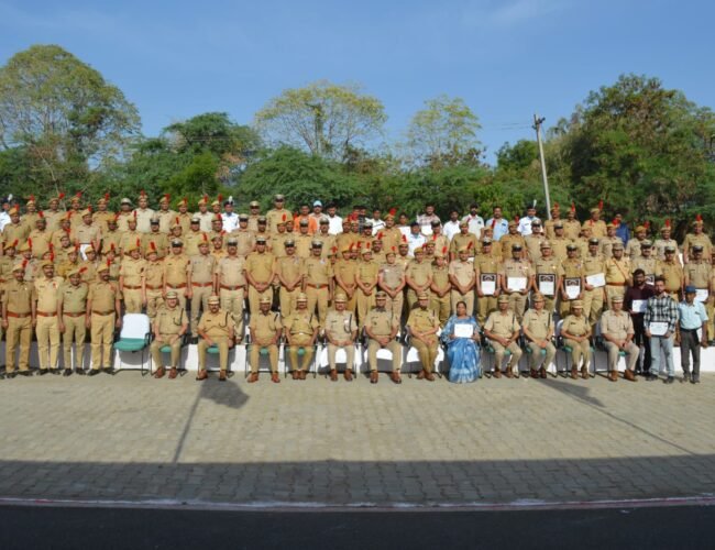 राजस्थान पुलिस स्थापना दिवस पर पुलिस लाइन में हुआ समारोह