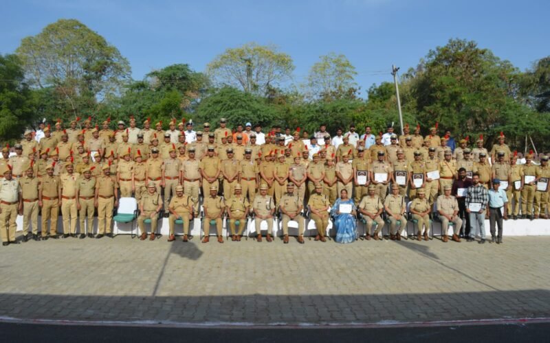 राजस्थान पुलिस स्थापना दिवस पर पुलिस लाइन में हुआ समारोह