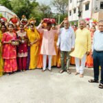 कलश यात्रा के साथ डोरे नगर में रामकथा का शुभारंभ, उमड़े सैकड़ों श्रद्धालु