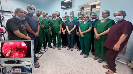 बिना चीरे के मुंह के रास्ते किया थॉयराइड का सफल ऑपरेशन