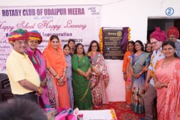 सेन्द्रों की भागल में सरकारी उच्च प्राथमिक विद्यालय में हैप्पी स्कूल का उद्घाटन