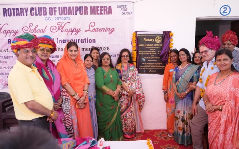 सेन्द्रों की भागल में सरकारी उच्च प्राथमिक विद्यालय में हैप्पी स्कूल का उद्घाटन