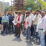 सांसद रोत के खिलाफ की गई टिप्पणी के विरोध में बाप पार्टी का प्रदर्शन