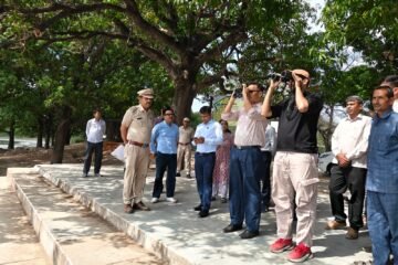 जिला कलक्टर ने किया भीण्डर क्षेत्र का दौरा