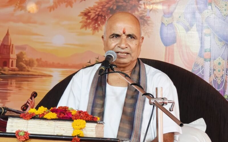 अशोक नगर उदयपुर में श्रीमद्भागवत कथा आयोजन की तैयारियां