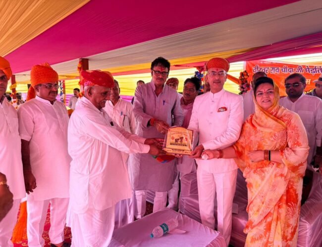 वीरवर राव चांदा जी मेड़तिया की 521वीं जयंती समारोह में राजसमंद सांसद महिमा कुमारी मेवाड़ एवं नाथद्वारा विधायक विश्वराज सिंह मेवाड़ ने दी श्रद्धांजलि